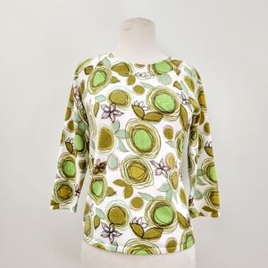 Talbots 3/4 Sleeve Pima Cotton Sweater